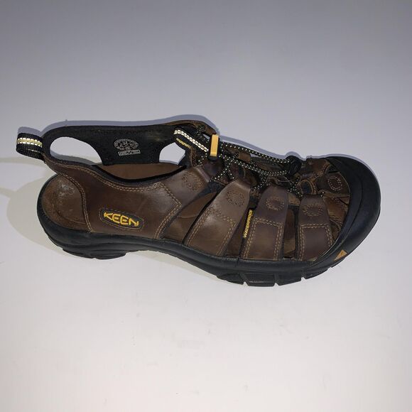 Keen Newport Leather Sandals Mens Size 11.5 Brown Closed Toe Hiking Shoes Trail main image 9